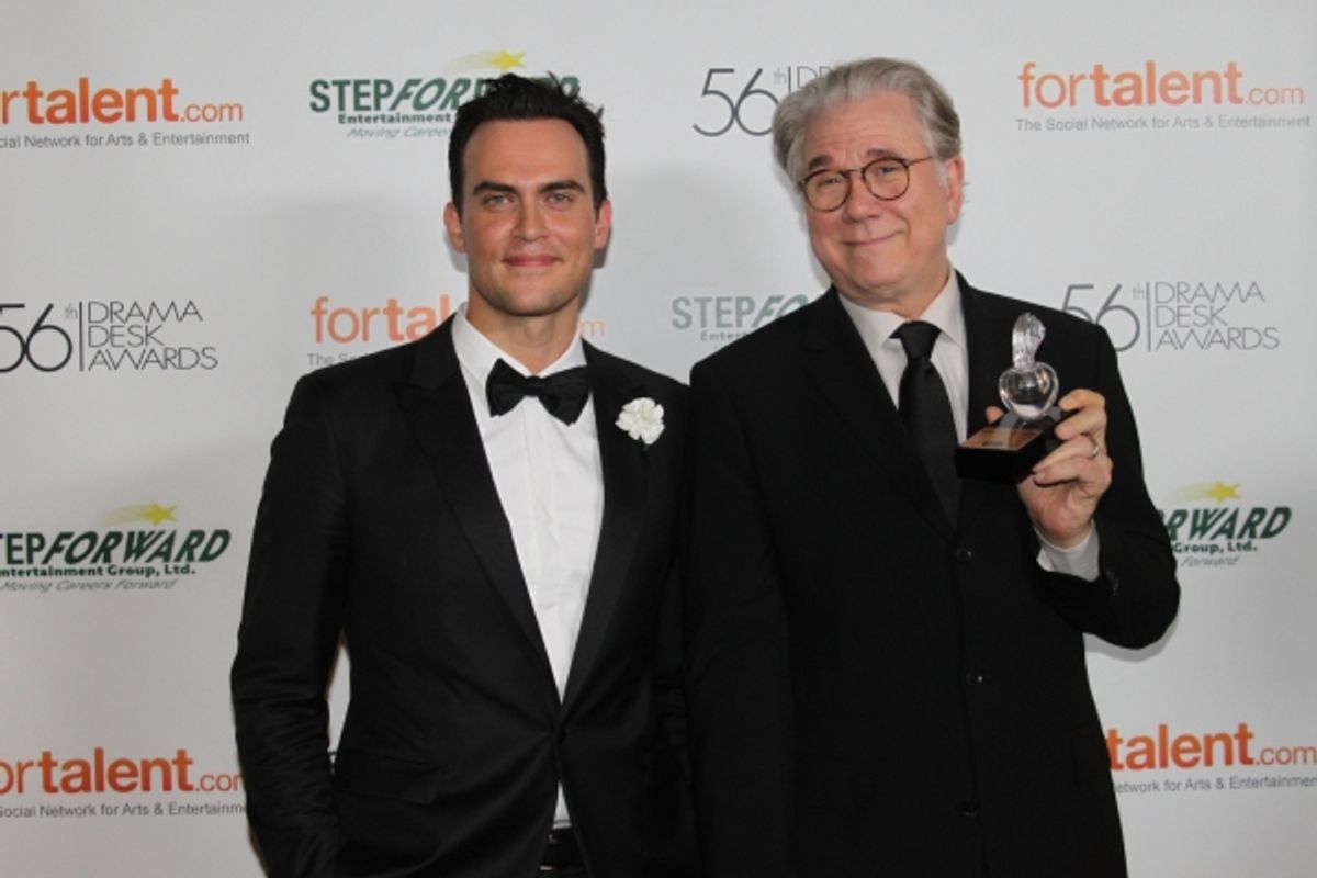 Cheyenne Jackson and John Larroquette at 