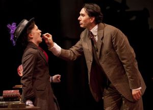 Elizabeth Bunch as Eliza Doolittle and Todd Waite as Henry Higgins Photo