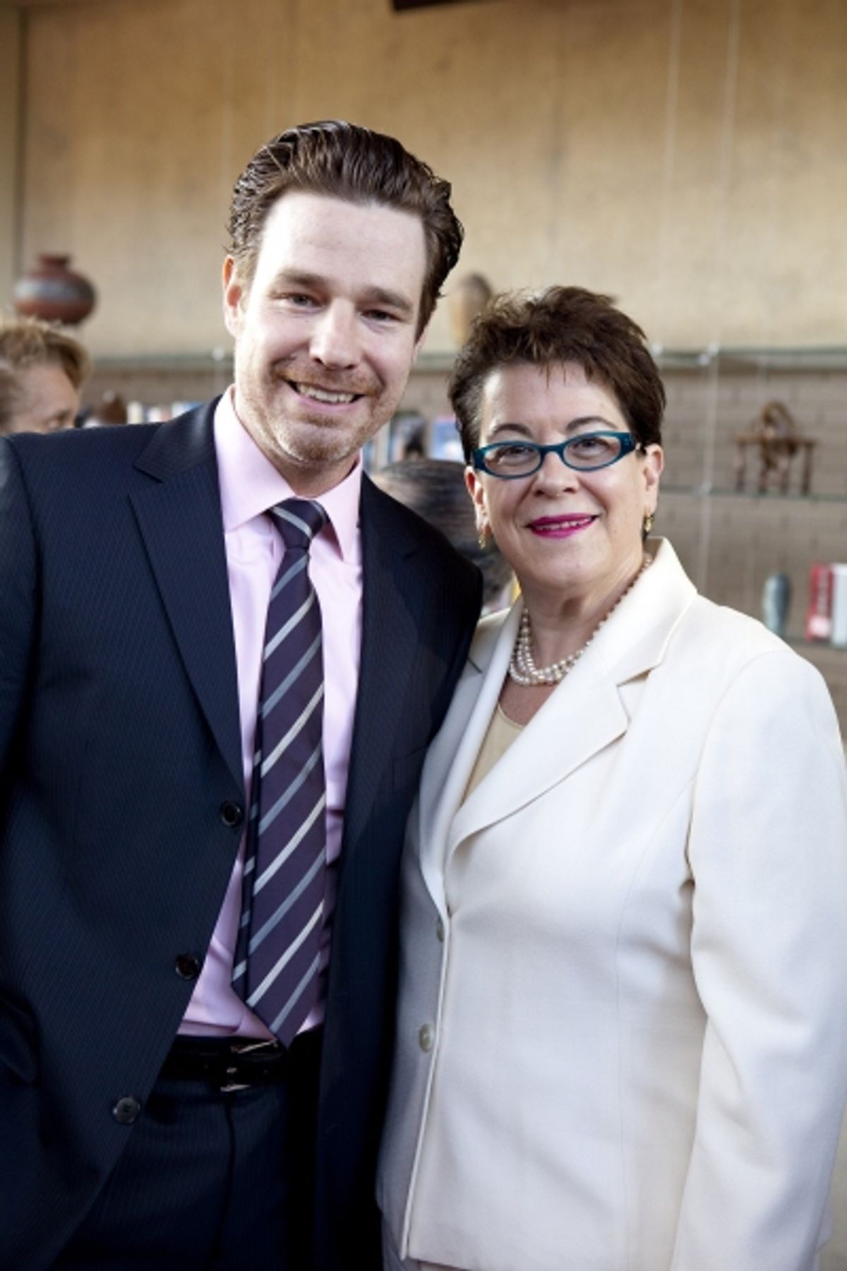 Director Ethan McSweeny and Arena Stage Artistic Director Molly Smith at 