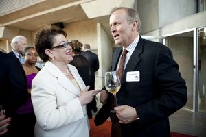 Arena Stage Artistic Director Molly Smith and novelist John Grisham @ BroadwayWorld Arena Stage Artistic Director Molly Smith and novelist John Grisham Photo