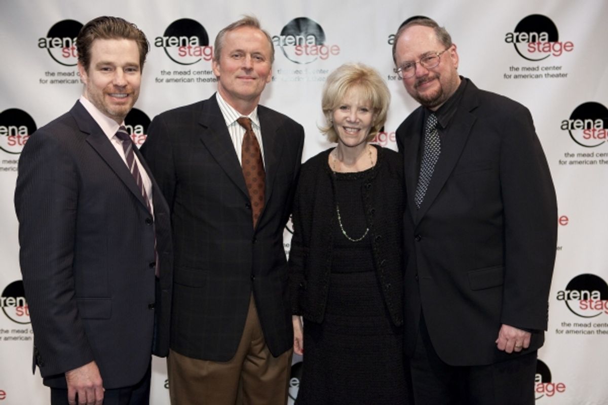 Ethan McSweeny, John Grisham, Daryl Roth and playwright Rupert Holmes  at 