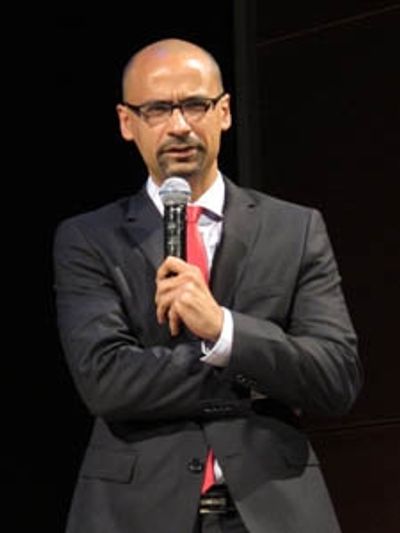 Junot Diaz, author of "The Brief Wondrous Life of Oscar Wao," accepts The American Pl Photo