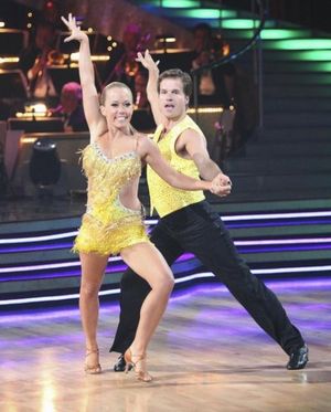 Kendra Wilkinson, Louis Van Amstel Photo
