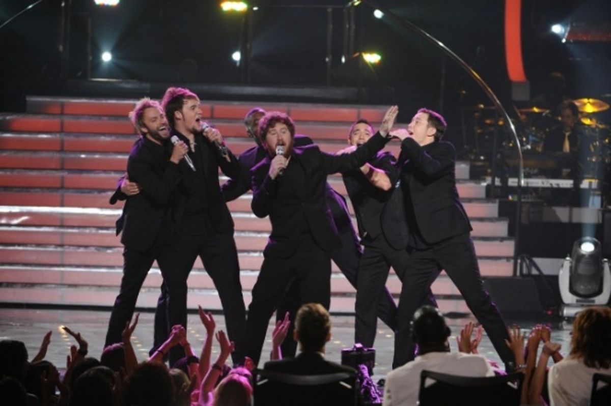 Casey Abrams and the Top 12 Boys at 