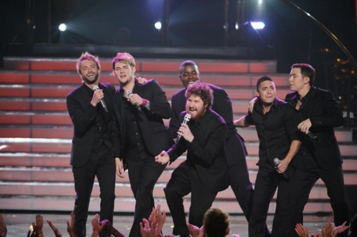 Casey Abrams and the Top 12 Boys at 