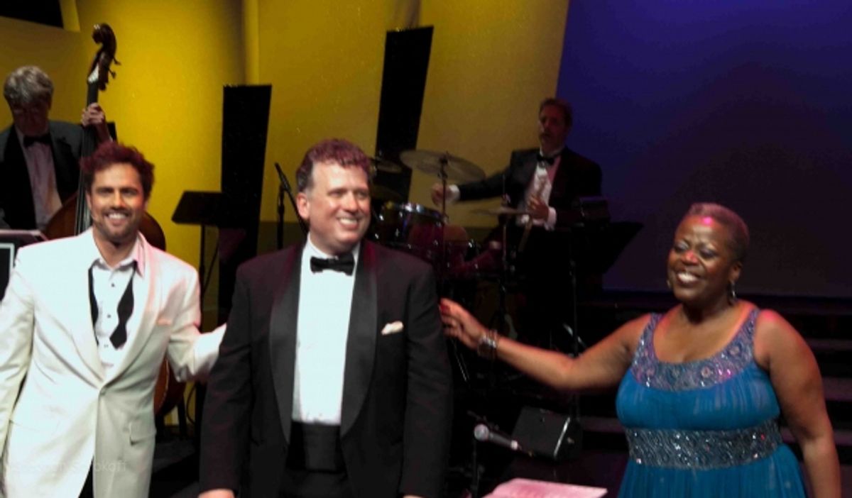 David Burnham, Billy Stritch, Lillias White at 