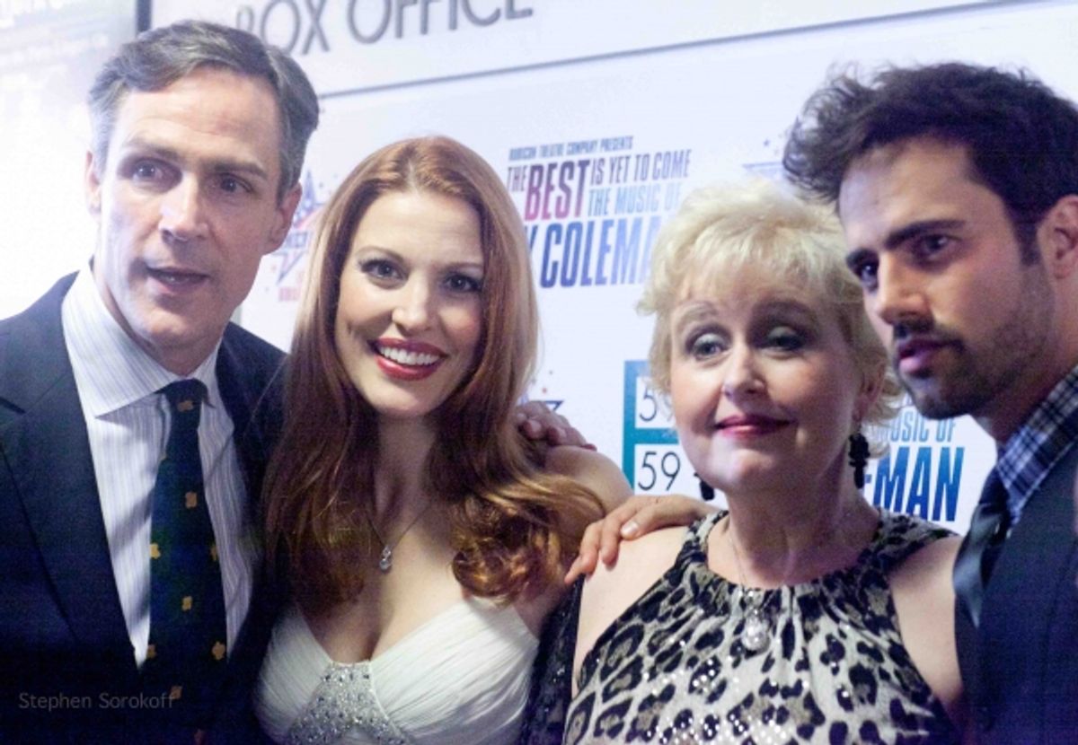 Howard McGillin, Rachel York, Sally Mayes, David Burnham at 