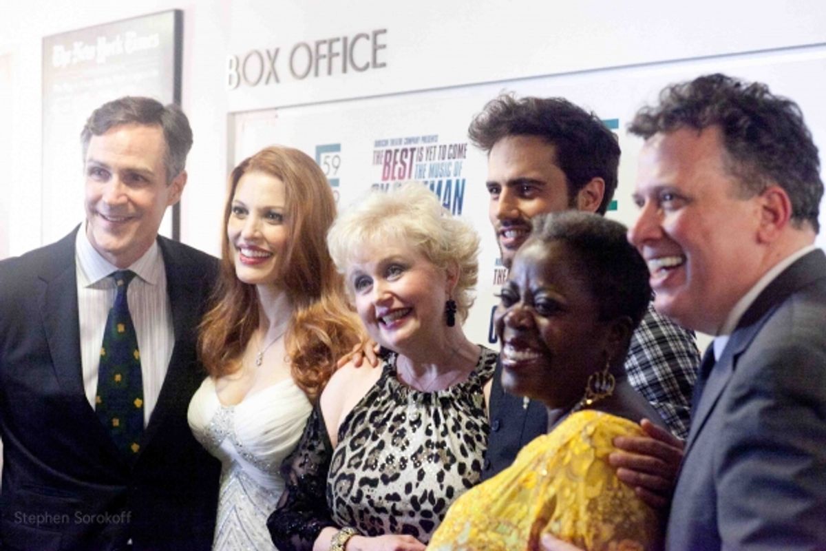 Rachel York, Billy Stritch, Lilias White and the cast of THE BEST IS YET TO COME at 