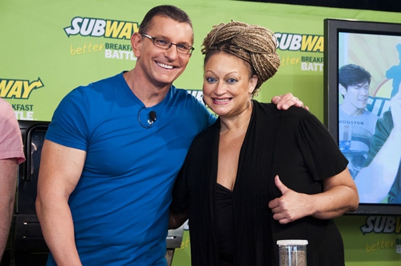Photo Coverage: Celebrity Chef Robert Irvine Challenges ROCK OF AGES in Subway's Contest  Image
