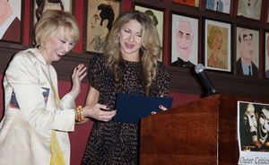 Julie Halston & Nina Arianda attending the 61st Annual Outer Critics Circle Awards Party at Sardi's in New York City. @ BroadwayWorld Julie Halston & Nina Arianda attending the 61st Annual Outer Critics Circle Awards Pa Photo