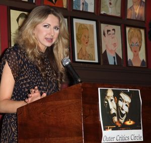 Nina Arianda attending the 61st Annual Outer Critics Circle Awards Party at Sardi's in New York City. @ BroadwayWorld Nina Arianda attending the 61st Annual Outer Critics Circle Awards Party at Sardi's i Photo
