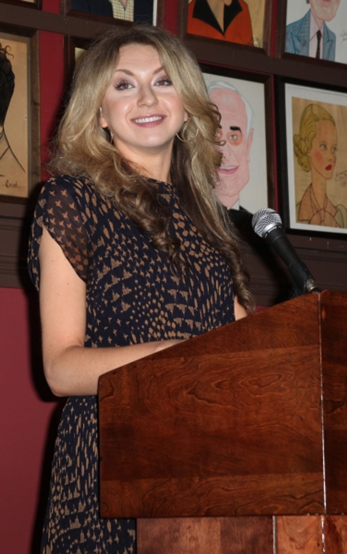 Nina Arianda attending the 61st Annual Outer Critics Circle Awards Party at Sardi's in New York City. at 