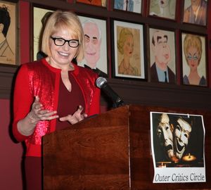 Ellen Barkin attending the 61st Annual Outer Critics Circle Awards Party at Sardi's in New York City. @ BroadwayWorld Ellen Barkin attending the 61st Annual Outer Critics Circle Awards Party at Sardi's i Photo
