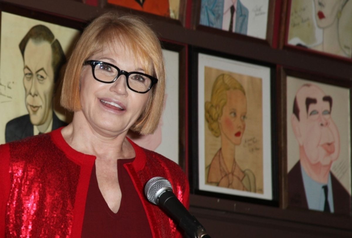 Ellen Barkin attending the 61st Annual Outer Critics Circle Awards Party at Sardi's in New York City. at 