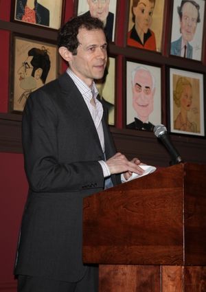Adam Godley attending the 61st Annual Outer Critics Circle Awards Party at Sardi's in New York City. @ BroadwayWorld Adam Godley attending the 61st Annual Outer Critics Circle Awards Party at Sardi's in Photo
