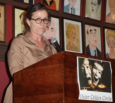 Frances McDormand attending the 61st Annual Outer Critics Circle Awards Party at Sard Photo