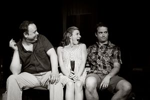 Jarrad Hollbrook (Phillip), Barbara Andrews (Sylvia), and Jacob Walker (Oliver) Photo