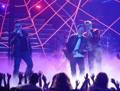 Bono, Reeve Carney. Photo Credit: Michael Becker/FOX Photo