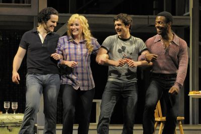  Patrick Lane, Betsy Wolfe, Wesley Taylor, Josh Breckenridge Photo