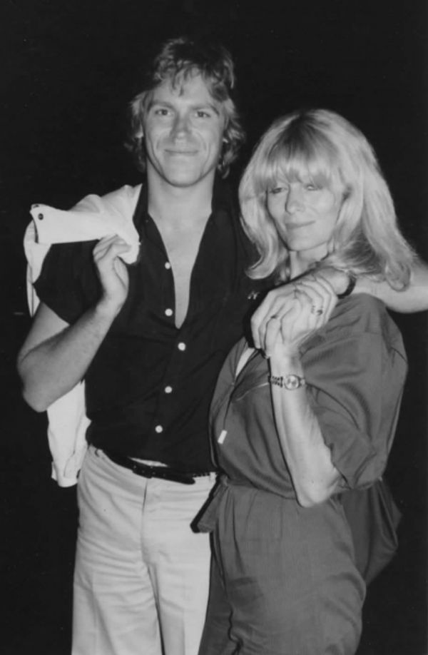 Jeff Conaway & Rona Newton John in New York City.  1980 Photo