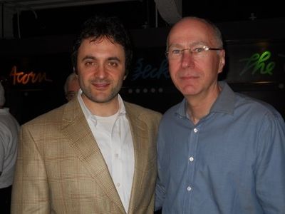 Eric Parness and playwright Steven Fetcher Photo