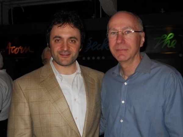 Eric Parness and playwright Steven Fetcher Photo