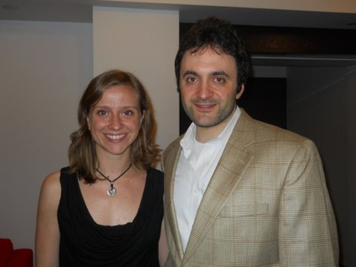 Director of H4, Allegra Libonati and Shakespeare's Slave director Eric Parness at 