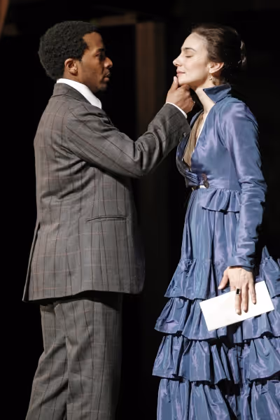Andre Holland and Annie Parisse Photo