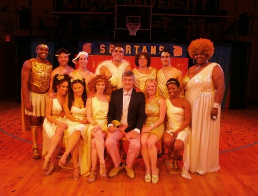 Photo Flash: Mo Rocca and Jerry Zaks Visit LYSISTRATA JONES! Image