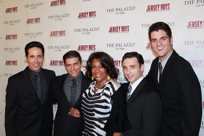 Jeff Leibow, Deven May, Mary Wilson, Rick Faugno and Peter Saide Photo