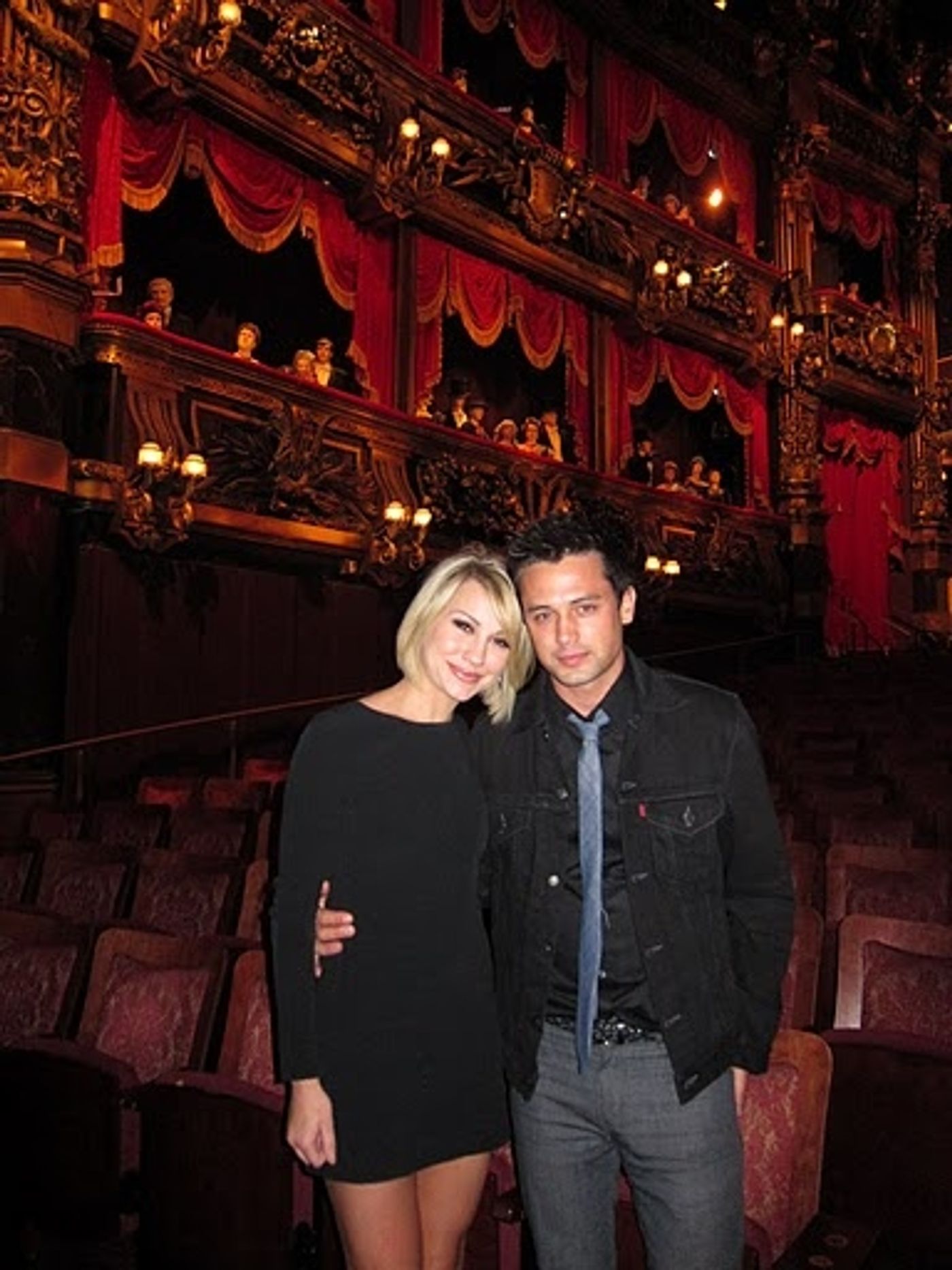 Photo Flash: Chelsea Kane, Stephen Colletti Visit PHANTOM  Image