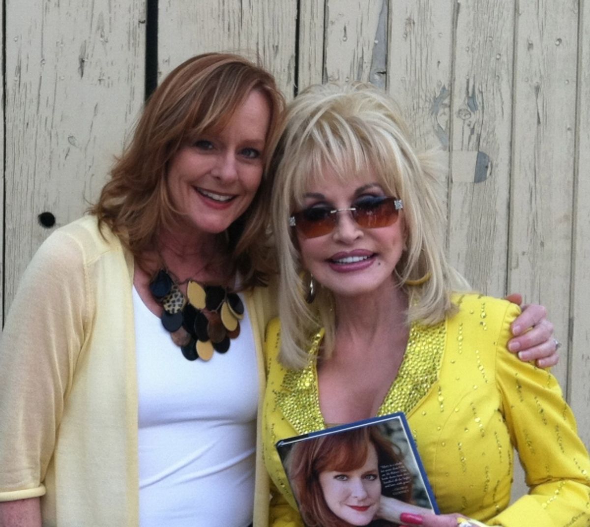 Mary McDonough with Dolly Parton at 
