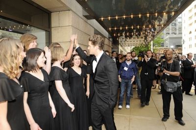 Matthew Morrison, Regina Dominican High School Girls Chorale Photo