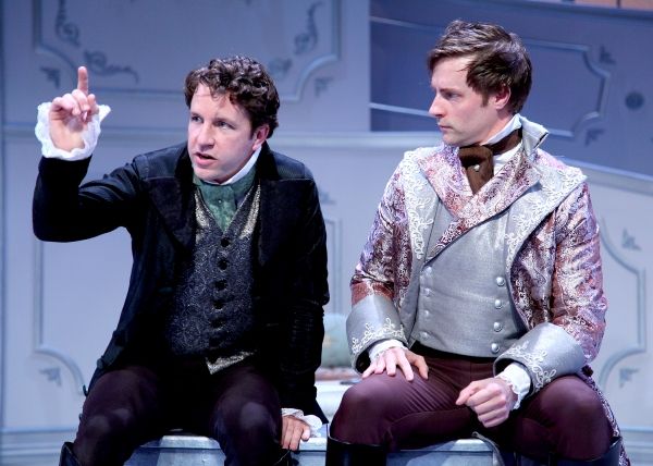 John Patrick Hayden as Alceste, the misanthrope and Jon Barker Photo