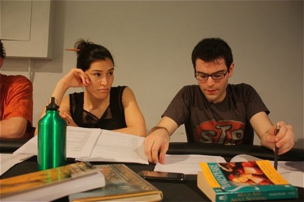 Maria Peyramaure and Sid Solomon  Photo