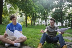 Brad Lewandowski and Sid Solomon @ BroadwayWorld Brad Lewandowski and Sid Solomon Photo