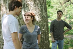Brad Lewandowski, Laura Ramadei and John Egan  Photo
