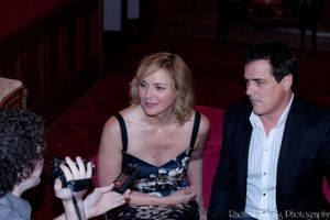 Kim Cattrall and Paul Gross @ BroadwayWorld Kim Cattrall and Paul Gross Photo