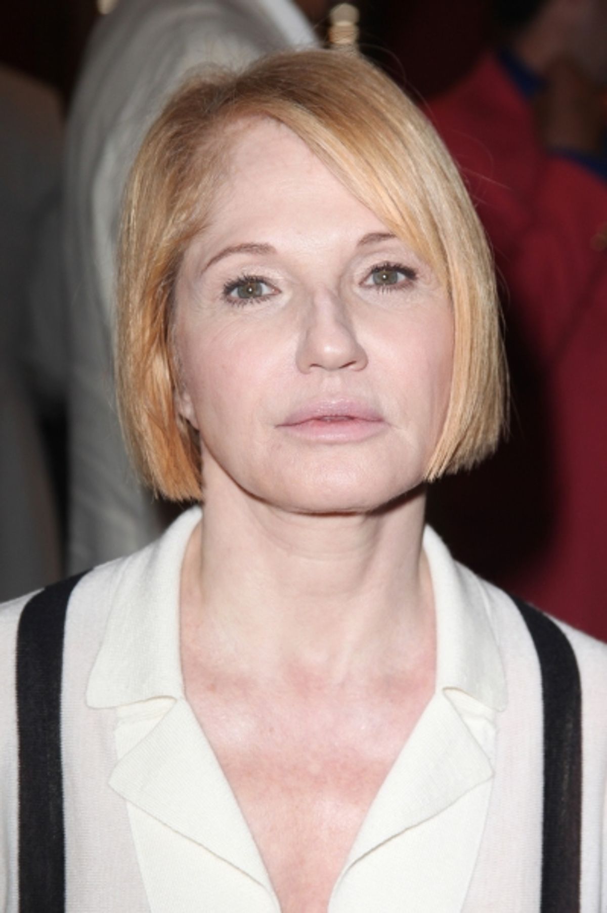 Sardi's unveils Caricatures of 'The Normal Heart' Tony Award Nominees Ellen Barkin, John Benjamin Hickey & Joe Mantello at Sardi's in New York City.  at 