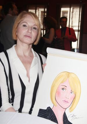 Ellen Barkin attends Sardi's unveils Caricatures of 'The Normal Heart' Tony Award Nominees Ellen Barkin, John Benjamin Hickey & Joe Mantello at Sardi's in New York City. @ BroadwayWorld Ellen Barkin attends Sardi's unveils Caricatures of 'The Normal Heart' Tony Award No Photo