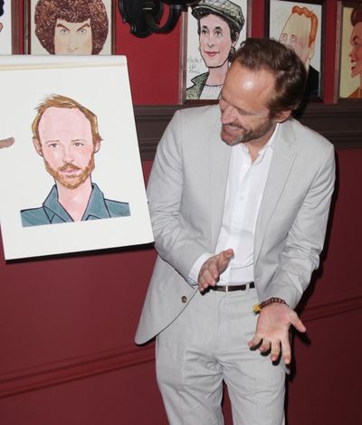 John Benjamin Hickey attends Sardi's unveils Caricatures of 'The Normal Heart' Tony A Photo