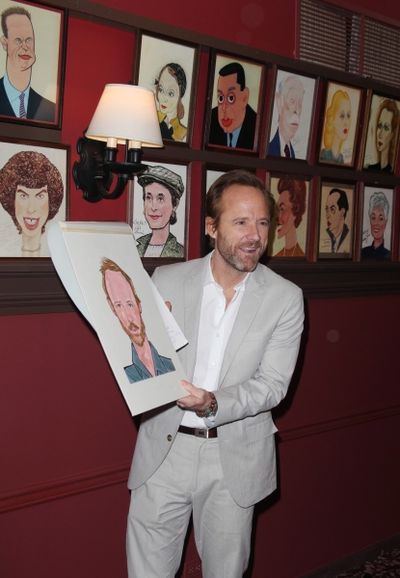John Benjamin Hickey attends Sardi's unveils Caricatures of 'The Normal Heart' Tony A Photo