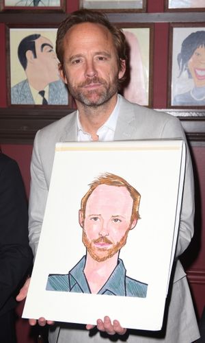 John Benjamin Hickey attends Sardi's unveils Caricatures of 'The Normal Heart' Tony Award Nominees Ellen Barkin, John Benjamin Hickey & Joe Mantello at Sardi's in New York City. @ BroadwayWorld John Benjamin Hickey attends Sardi's unveils Caricatures of 'The Normal Heart' Tony A Photo
