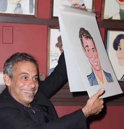Joe Mantello attends Sardi's unveils Caricatures of 'The Normal Heart' Tony Award Nom Photo
