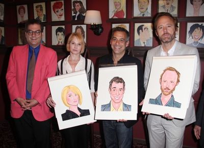 Michael Musto Hosts the  Sardi's Caricatures unveiling for 'The Normal Heart' Tony Aw Photo