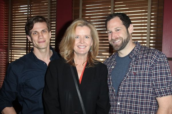 (L-R) Lee Aaron Rosen, Jordan Baker and Jon Levenson attends Sardi's unveils Caricatu Photo