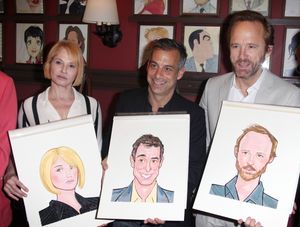 Sardi's unveils Caricatures of 'The Normal Heart' Tony Award Nominees Ellen Barkin, John Benjamin Hickey & Joe Mantello at Sardi's in New York City. @ BroadwayWorld Sardi's unveils Caricatures of 'The Normal Heart' Tony Award Nominees Ellen Barkin, J Photo