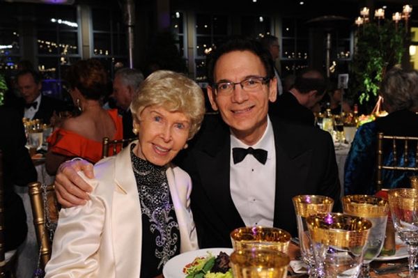 Audrey Geisel and Old Globe Executive Producer Lou Spisto. Geisel will be honored at  Photo