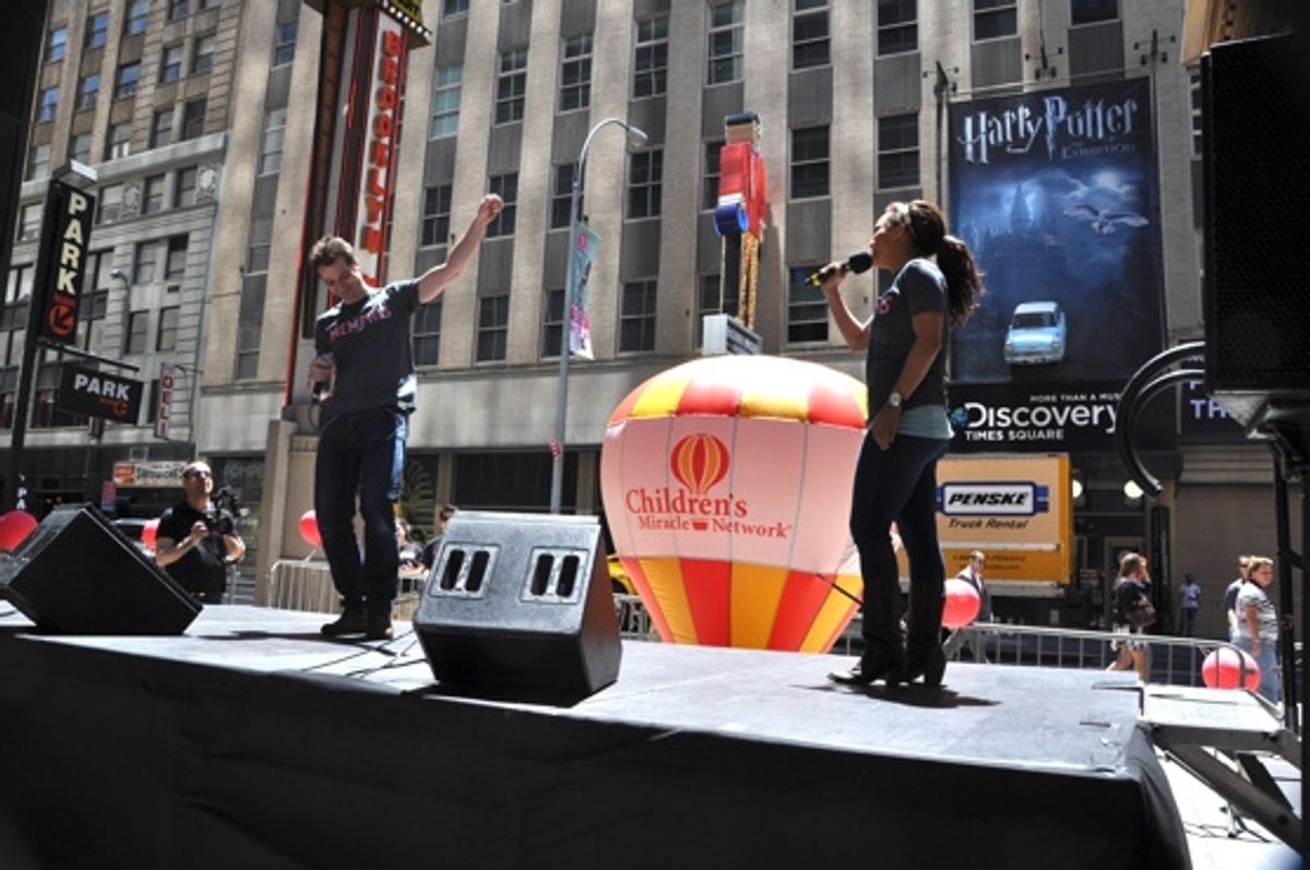 Bryan Fenkart and Ashley Blanchet at 