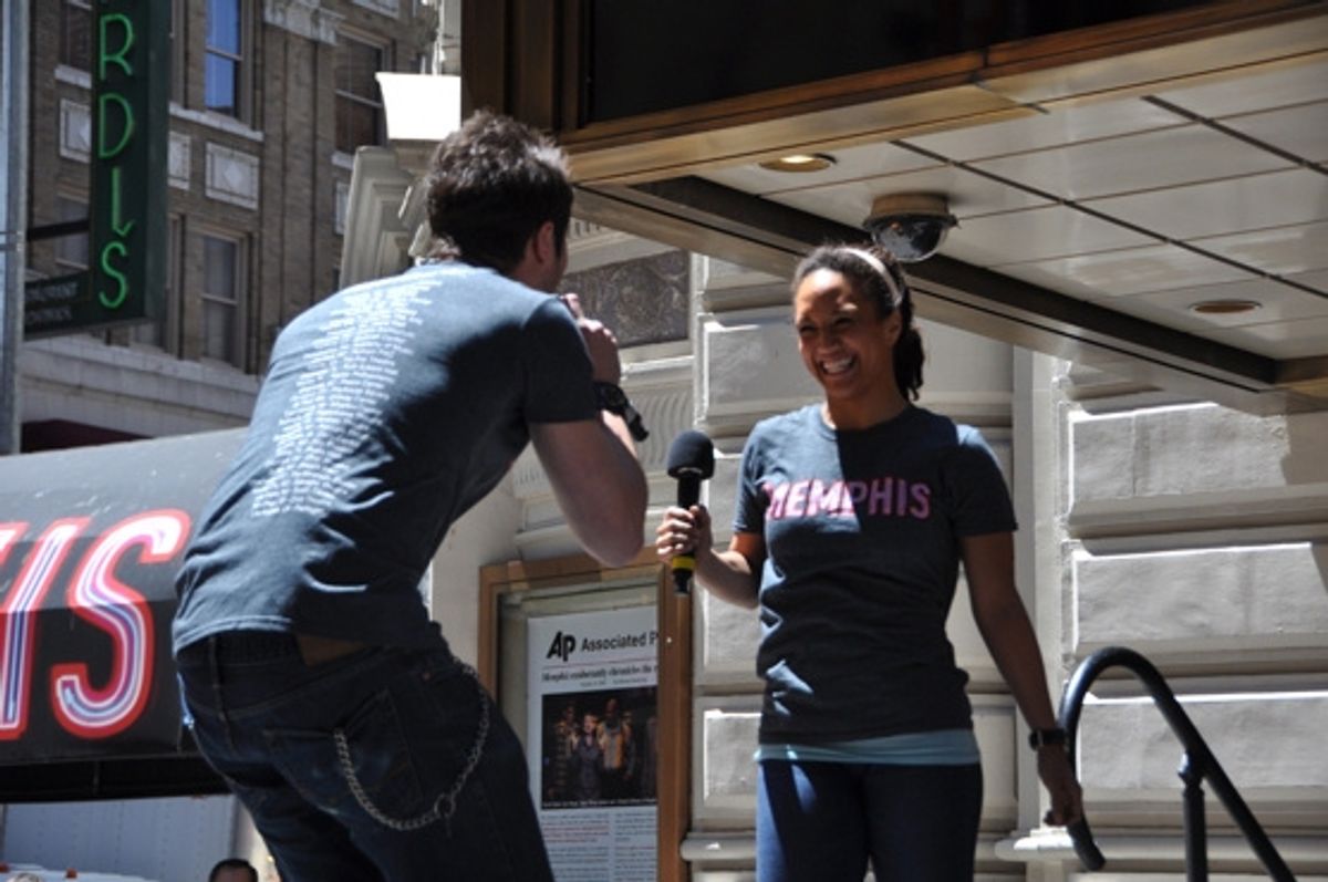 Bryan Fenkart and Ashley Blanchet at 